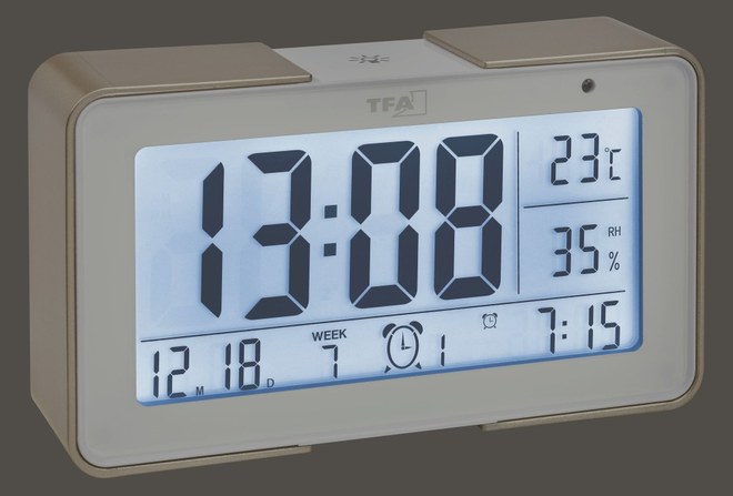 Rádiem řízený budík TFA 60.2540.53 Melody