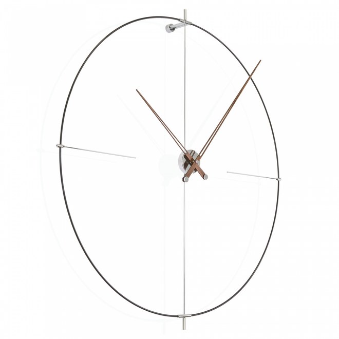 Designové nástěnné hodiny Nomon Bilbao N BilbaoBN černé 110cm