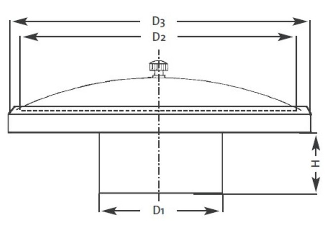 Vlhkoměr 81 mm na zabudování TFA K1.100868