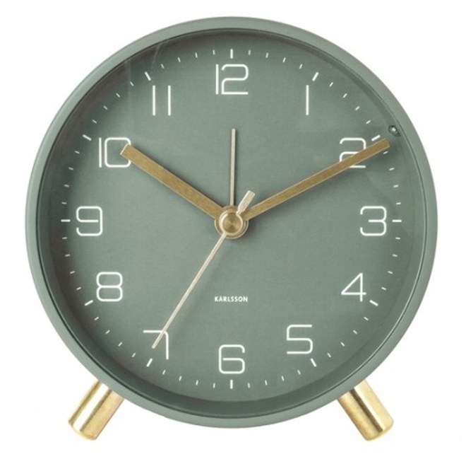 Designový budík Karlsson KA5752GR 11cm