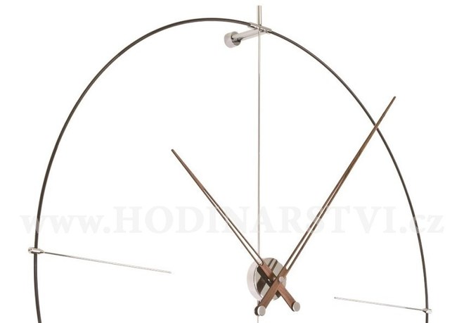 Designové nástěnné hodiny Nomon Bilbao N BilbaoBN černé 110cm
