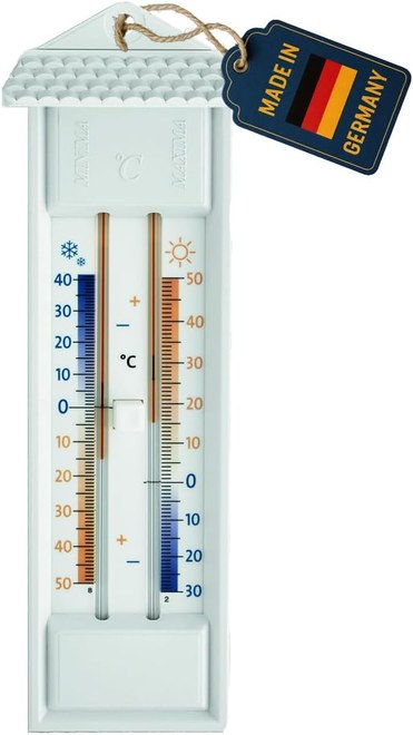 Teploměr min-max - bílý s barevnou stupnicí TFA 10.3014.02.01