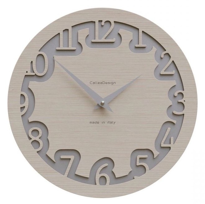 Hodiny CalleaDesign 10-002-81 Labyrinth 30 cm dub