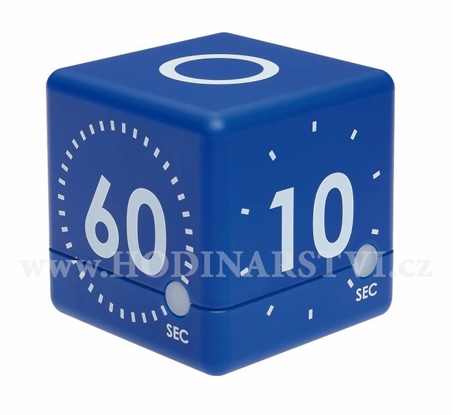 Digitální časovač TFA 38.2036.06 CUBE - modrý