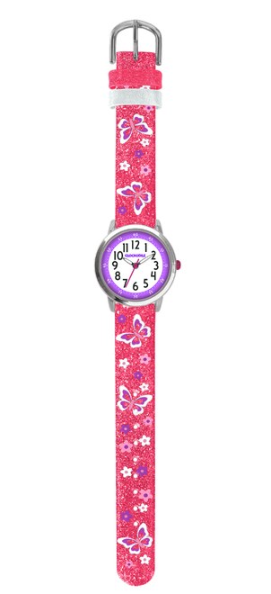 Motýlí růžové dívčí hodinky CLOCKODILE BUTTERFLIES CWG5042