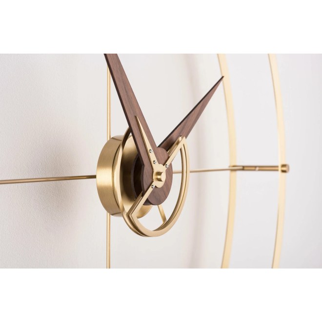 Nomon Doble O Premium gold 80cm - luxusní hodiny které upoutají každého