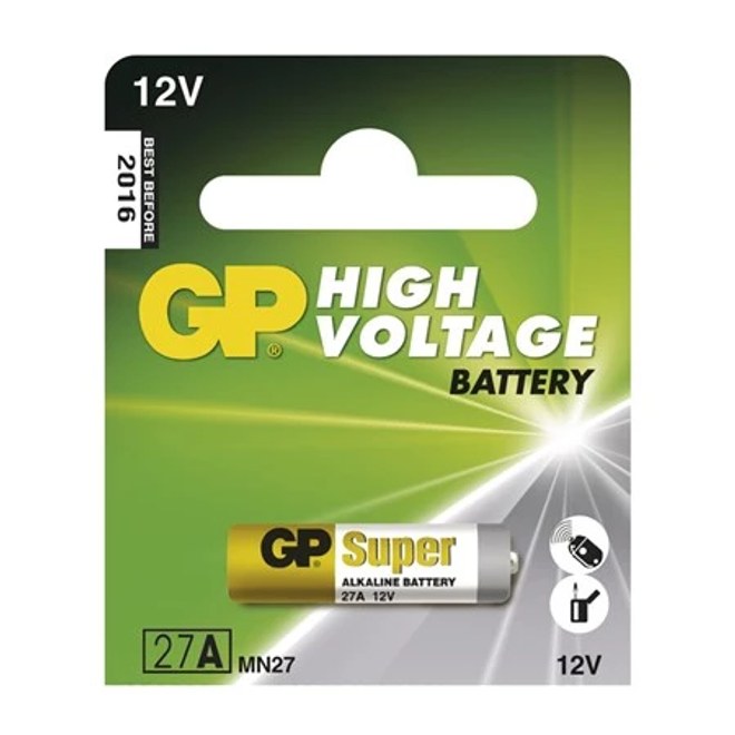 Baterie 27A GP alkalická 12V