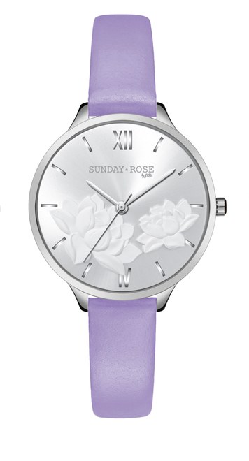Hodinky SUNDAY ROSE Fashion Pastel Violet SUN-F14