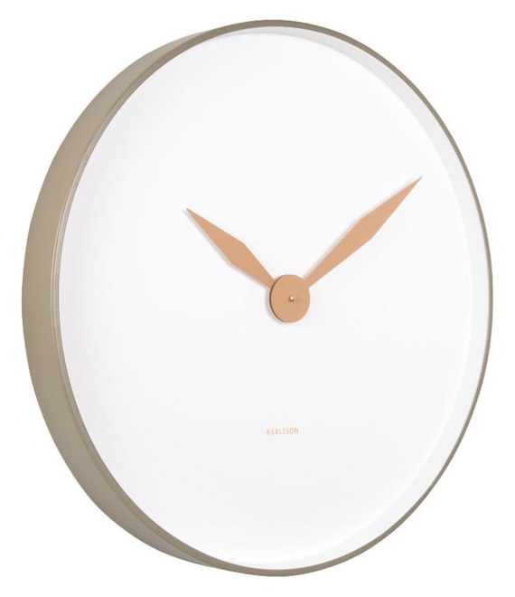 Designové nástěnné hodiny KA5910GR Karlsson 50cm