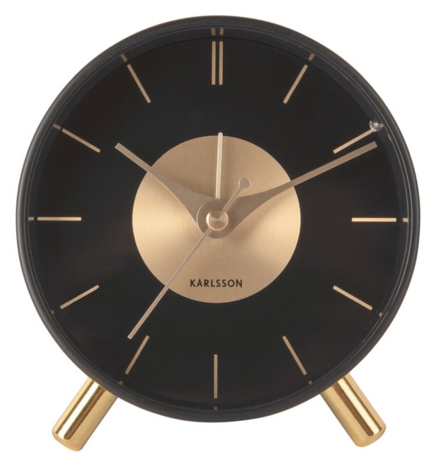 Designový budík KA5919BK Karlsson 12cm