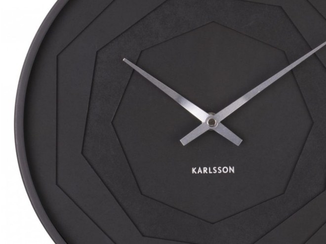 Designové nástěnné hodiny KA5850BK Karlsson 30cm