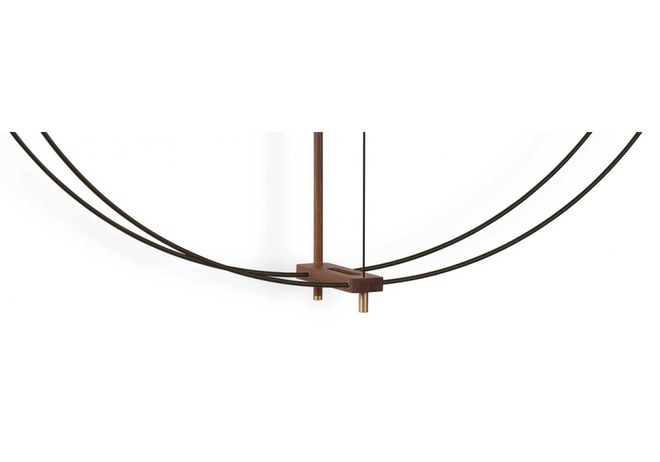 Designové nástěnné hodiny Nomon Barcelona Premium Black 81cm