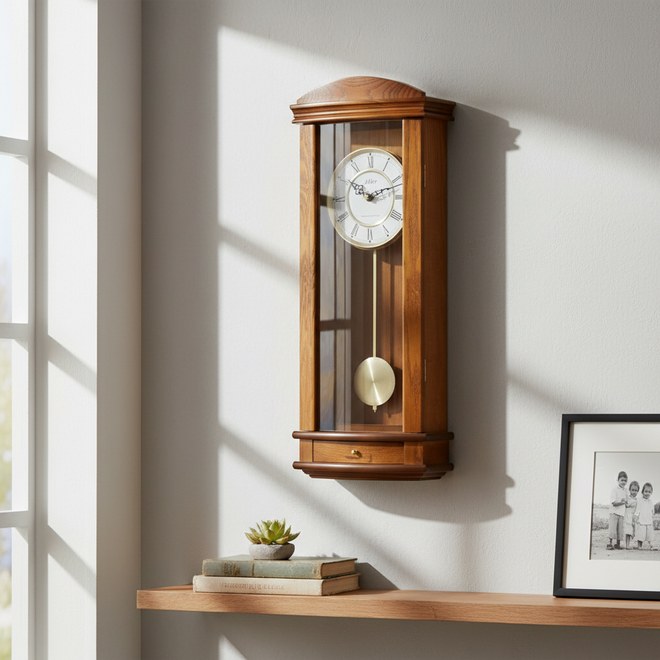 Kyvadlové hodiny Adler 20239-OAK