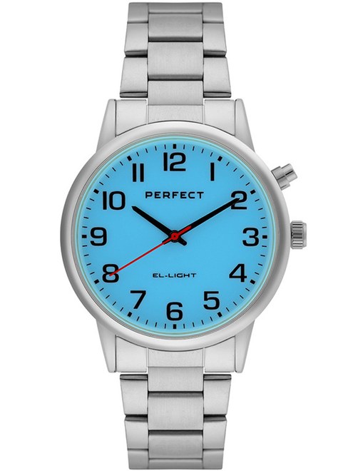 Pánské hodinky Perfect s osvětlením EL001M-02