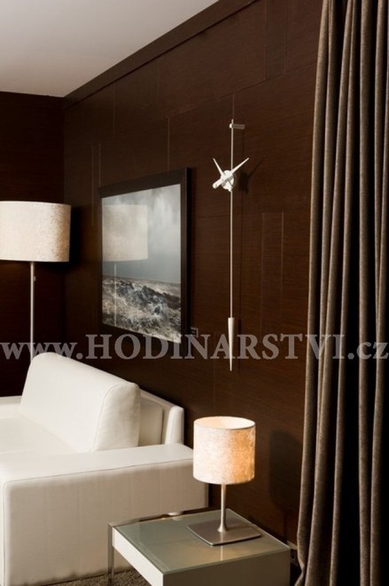 Designové nástěnné hodiny Nomon PCI Punto y coma I 113cm