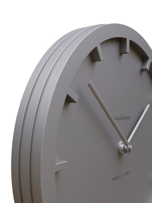 Hodiny CalleaDesign 10-011-2 Miny 26 cm aluminium