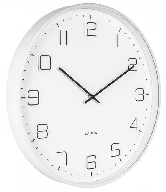 Designové nástěnné hodiny Karlsson KA5751WH 40cm