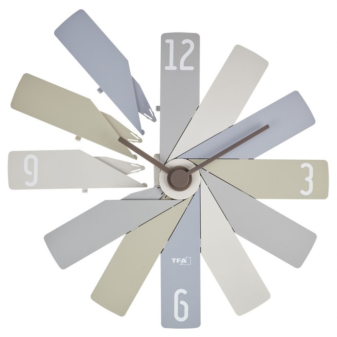 TFA 60.3020.30 - Designové nástěnné hodiny CLOCK IN THE BOX - vícebarevné