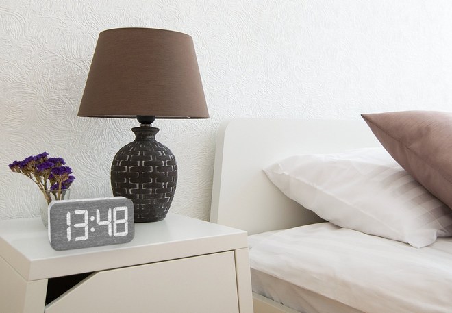 TFA 60.2042.02 - Digitální budík s látkovým panelem a LED číslicemi