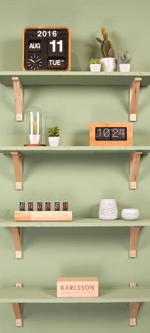 Designové nástěnné multihodiny KA5364WD Karlsson 25cm