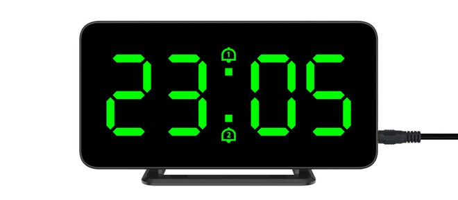 JVD SB3216.1 - Stále svítící budík včetně síťového adaptéru