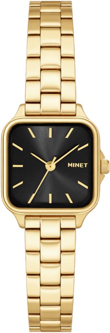 MINET Zlato-černé dámské hodinky GRACE MWL5506