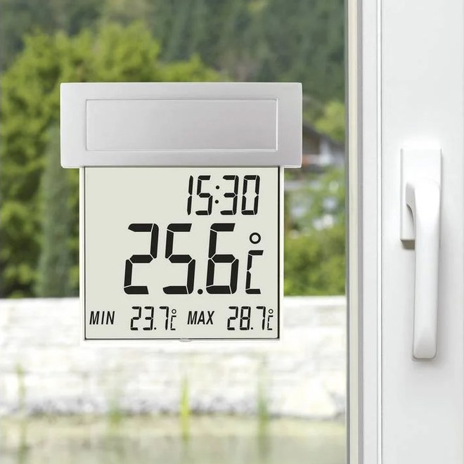 Venkovní digitální teploměr na okno TFA 30.1035 VISION SOLAR