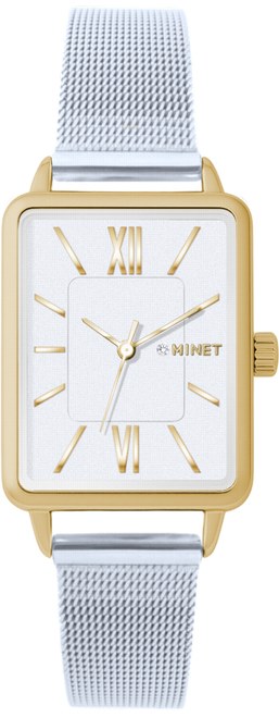 MINET Stříbrno-zlaté dámské hodinky SIENA MWL5426