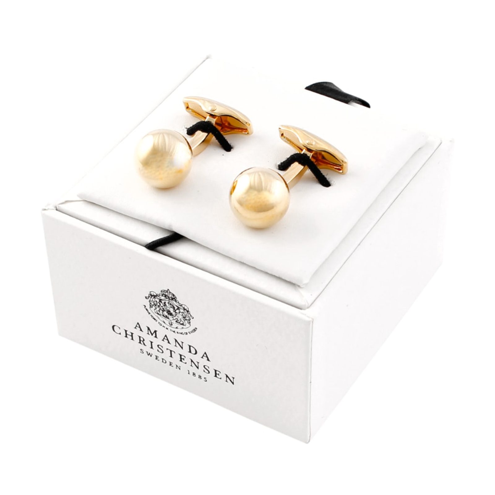 Boutons De Manchette Vintage - Gemelli Dorés Avec Gemme Verte - Style Torpedo - Occasion (déjà Portés)