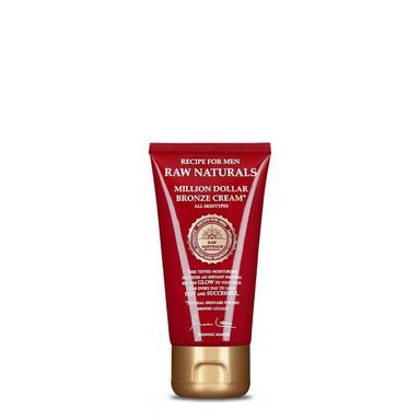 Crema idratante tonificante per il viso Recipe for Men Raw Naturals Million Dollar Bronze Cream (75 ml)