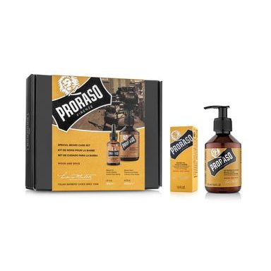 Set regalo con olio e sapone per la barba Proraso Wood &amp; Spice