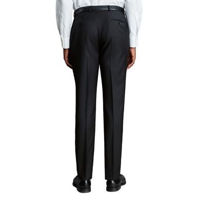 Charles Tyrwhitt Natural Stretch Twill Trousers — Navy