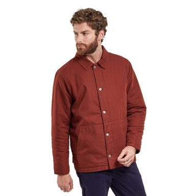 Armor Lux Quilted Fisherman's Jacket — Deep Paprika