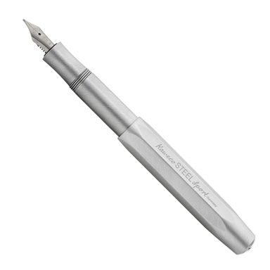 Kaweco Steel Sport Penna a sfera o stilografica di lusso con