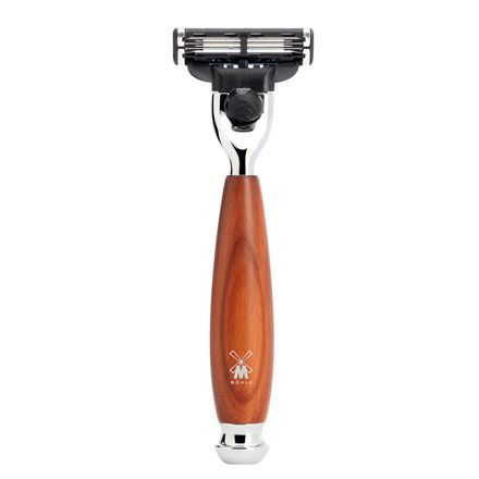 Rasoio Mühle VIVO R331 Mach 3 (legno di prugna)