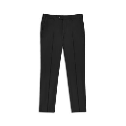 Pantaloni in lana da abito John & Paul - neri