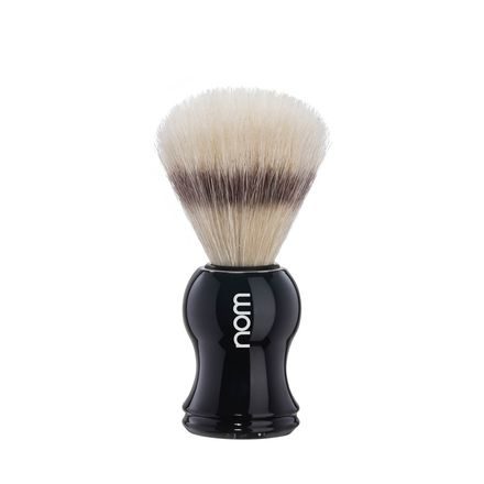 Pennello da barba nom GUSTAV con setole di cinghiale (nero)