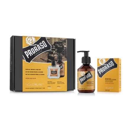 Set regalo con balsamo e sapone per la barba Proraso Wood &amp; Spice