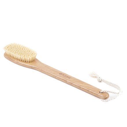 Spazzola da bagno in legno di faggio con manico lungo Kent (FD5)