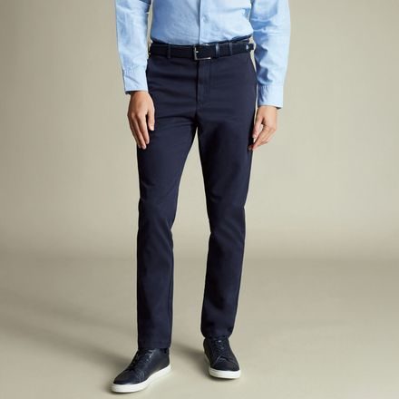 Charles Tyrwhitt Ultimate Non-Iron Chinos — French Navy