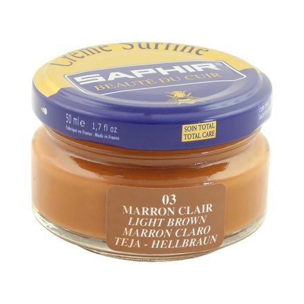 Crema per scarpe Saphir Beauté du Cuir Créme Surfine (50 ml)