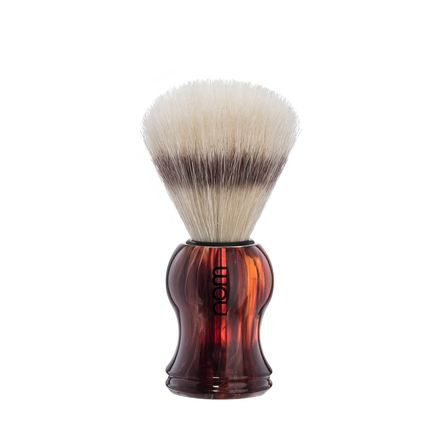 Pennello da barba nom GUSTAV con setole di cinghiale (imitazione guscio di tartaruga)