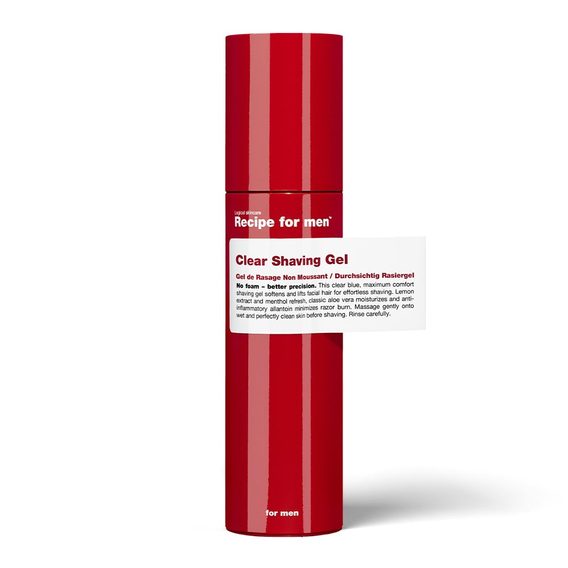 Gel invisibile per la rasatura Recipe for Men Clear Shaving Gel (100 ml)