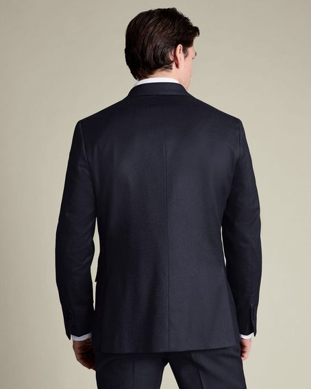 Charles Tyrwhitt Italian Flannel Suit Jacket — Navy
