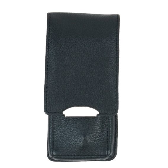 Set da quattro pezzi per manicure con custodia in pelle Erbe Solingen - nero