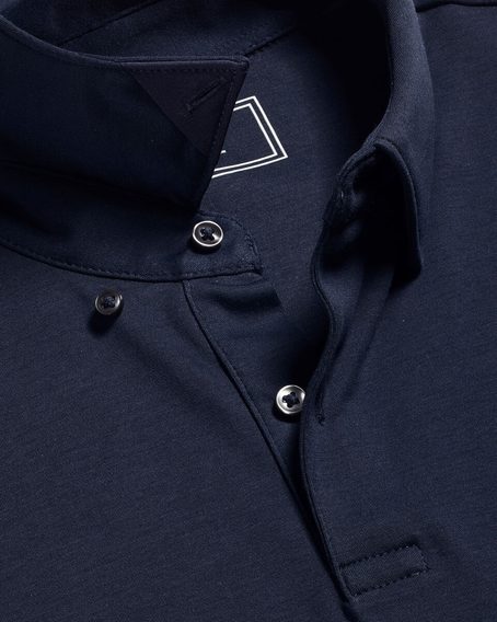 Charles Tyrwhitt Smart Jersey Polo — Navy
