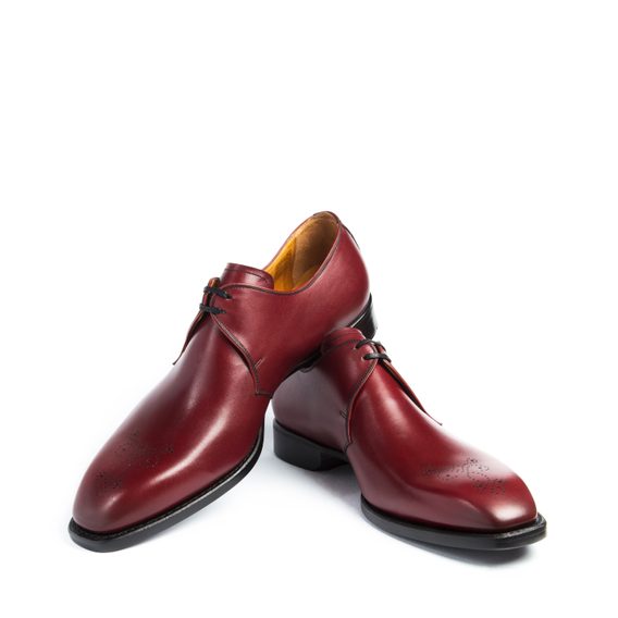 Manesy Derby Brogue — Bordeaux