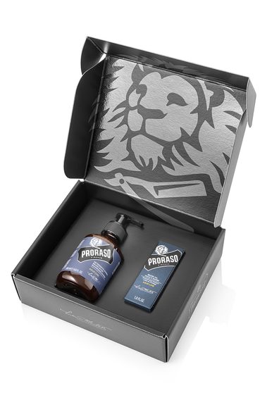 Set regalo con olio e sapone per la barba Proraso Azur Lime