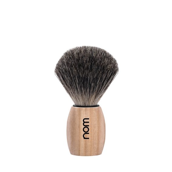 Pennello da barba nom OLE con setole di tasso (pure badger, frassino)