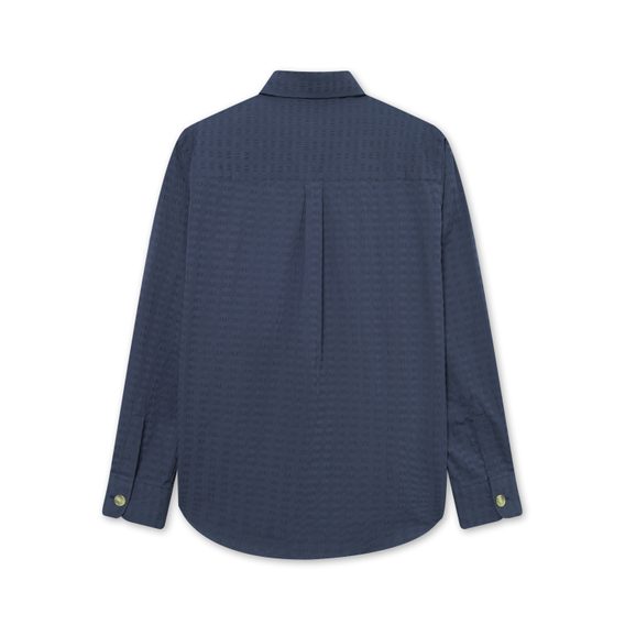 forét — Map Seersucker Shirt